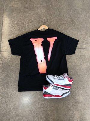 VLONE X NAV TEE AND AIR JORDAN 3 FIRE REDS!