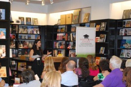 Mandee Heller Adler of ICC presents at Books and Books.