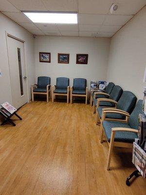 Inside of the waiting room