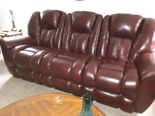 Lazy Boy Sofa--Like new
 Recliner each end