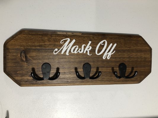 Custom Facemask Wall Hanger