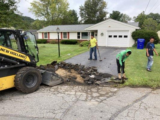 Before paving (Concord ma)