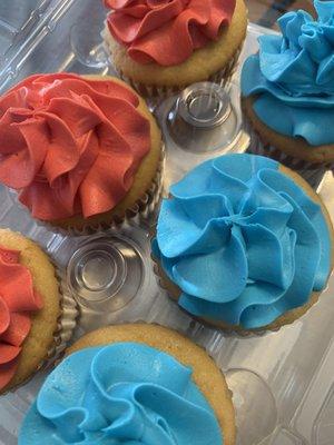 Patriotic themed cupcakes