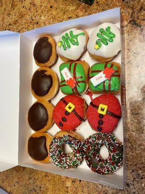 Festive holiday donuts! Delicious, yummy and fun!!