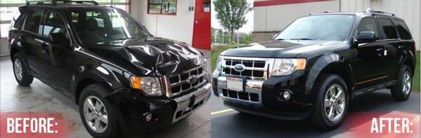 Before and After Collision Repair