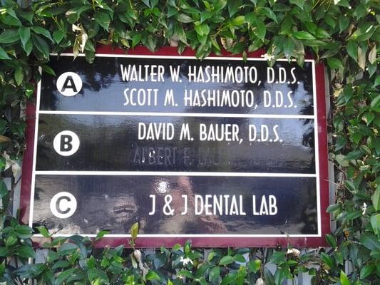 Directions to the dentists