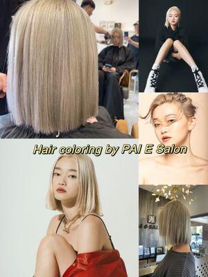 Hair coloring-Extra light silver grey