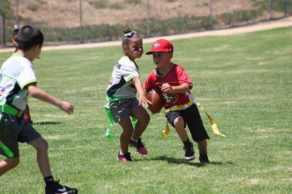 San Francisco 49er vs Seattle Seahawks
Pee Wees Division