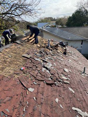 Removing shingles