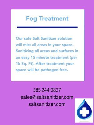 Explanation of our fog treatment