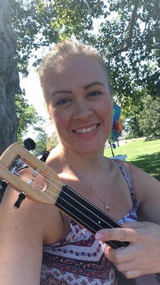 Our first class in our Summer Music in the Park Series at Lighthouse Point Park.