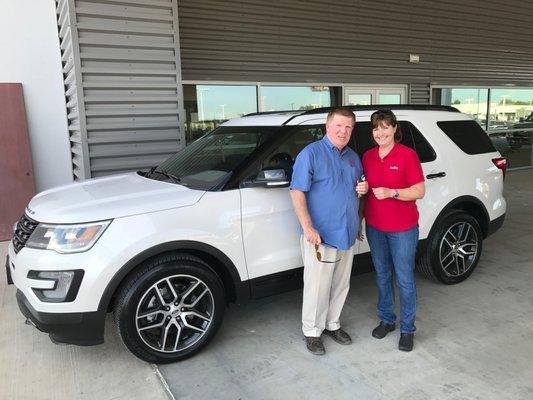 Thank you Carl Dyess, Sales Manager and staff at McRee Ford for another great vehicle purchase at your dealership.