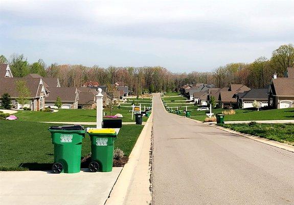 curbside residential trash and recycling services