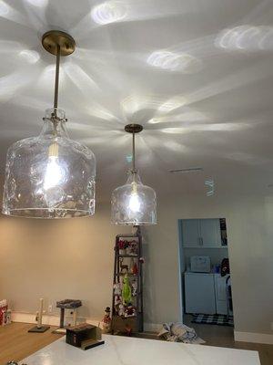 Kitchen pendant lights