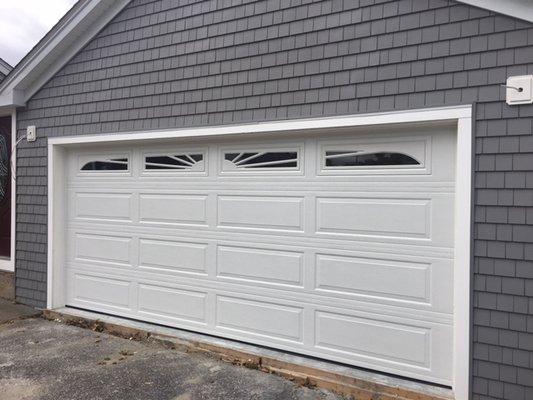 Long Panel Steel Garage Door