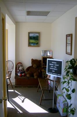 Reception area.