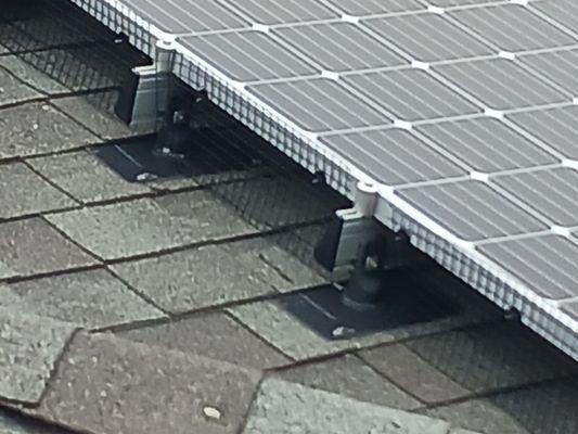 Bird barrier exclusion on solar panel