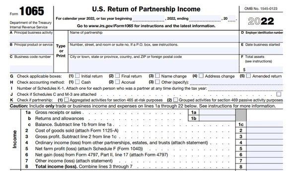 We prepare business returns for partnerships and send out K-1s to the partners