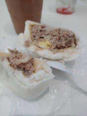 Pork and egg bun