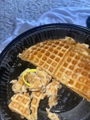 That shit was baked into my waffle