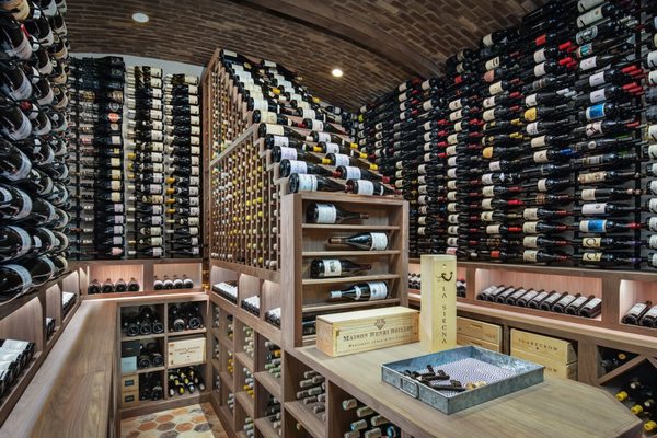 Custom wine cellar