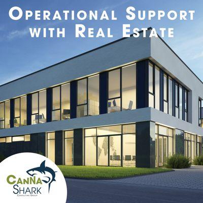 We provide operational support with real estate