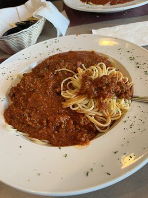 Spaghetti with meat sauce