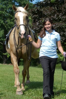 One of our Kierson Kids enjoying Summer Horse Camp,