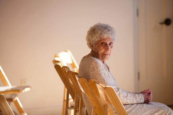 Love Great Grandma in the quiet room.