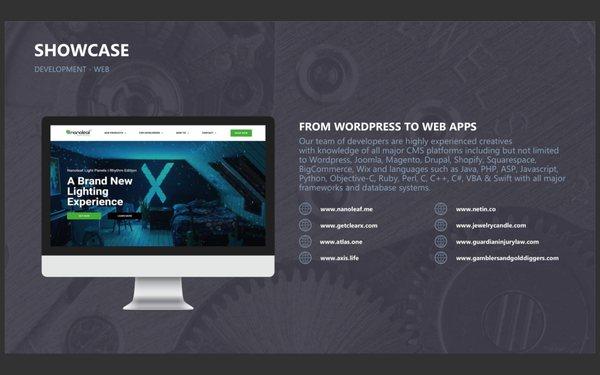 Showcase - Web Development