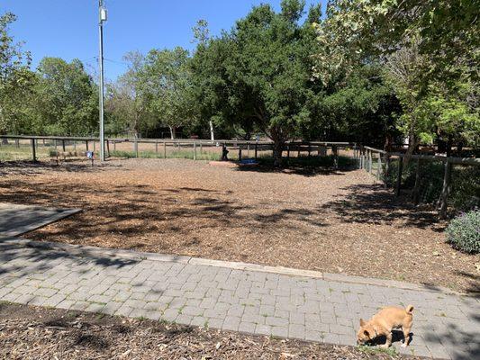 Other side of little dog park