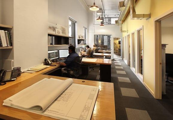 where we work...inside the 106 year old Boston Building downtown Salt Lake City