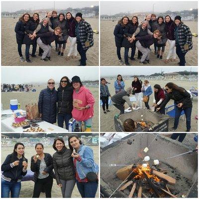 Bonfire on Ocean Beach