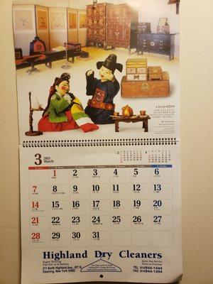 Their calendar