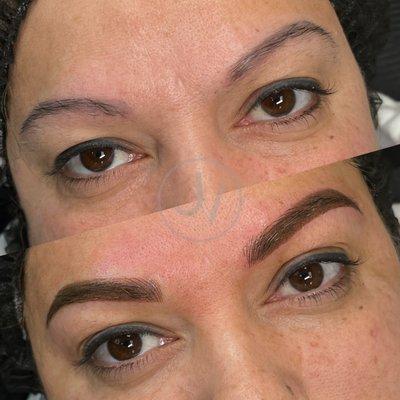 Eyebrows Microblading and powder