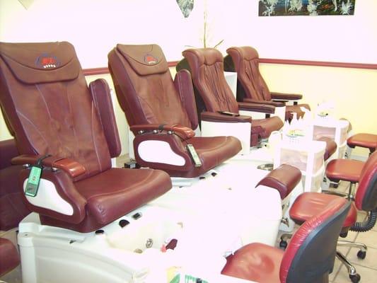 relax in our spa pedicure chairs