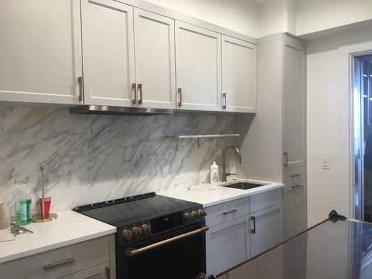 Kitchen & Two Bathrooms Renovation, Beacon St. Boston