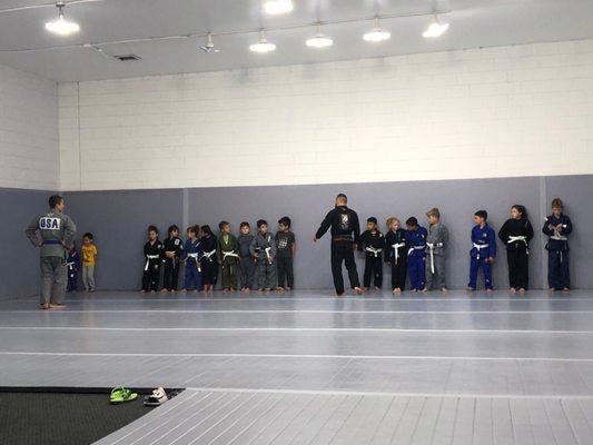 Kids class BJJ