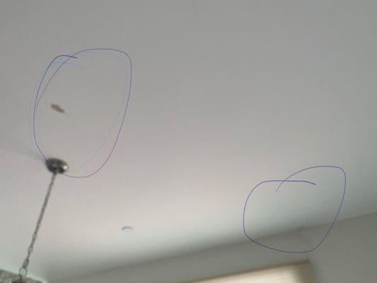 Drywall damage and scratches