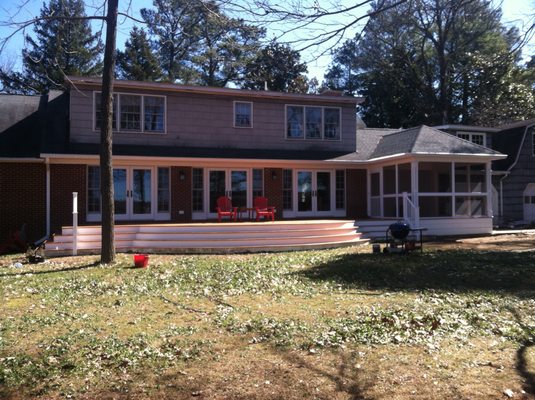 Back Deck and Screen Porch Addition