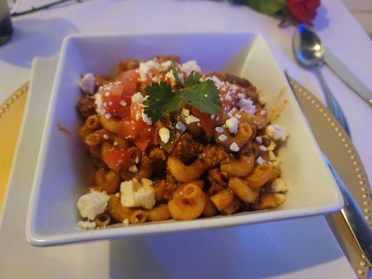 Turkey goulash- so flavorful with just enough spice.