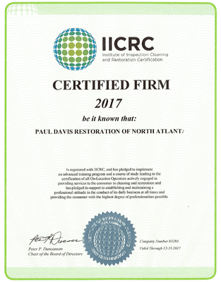 IICRC Certified Firm