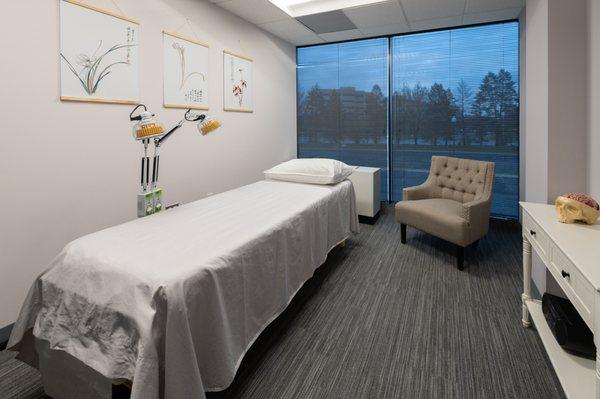 Treatment room - very clean, comfortable with privacy