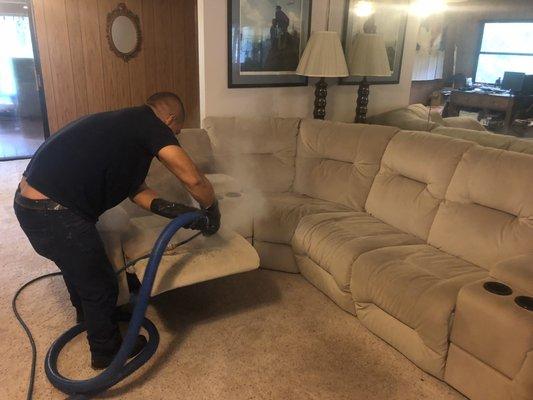 Upholstery cleaning