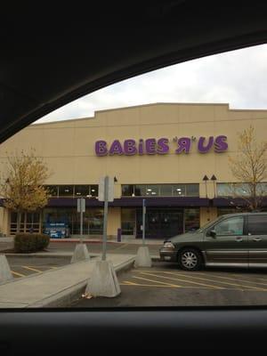 Here it is folks, the grand entrance to Babies r us