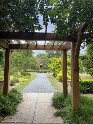 Small garden inside park