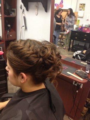 Prom updo