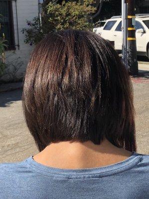 Haircut and color by Tracy 310-429-3153