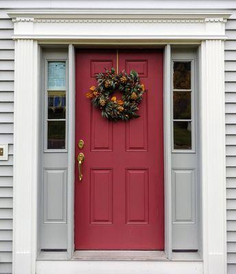 Solid PVC Front Door Trim