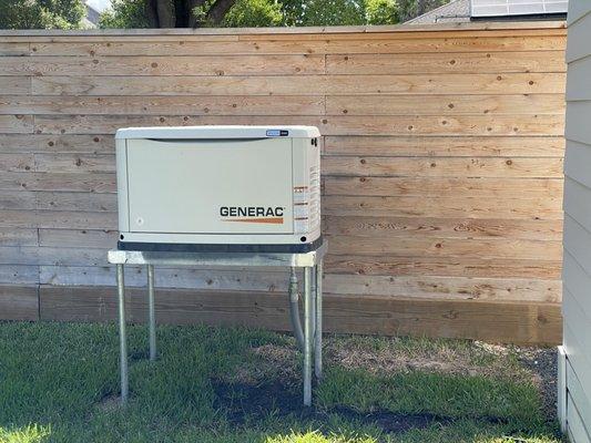 24kw Generad on flood riser